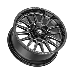 764BM-2128144 20X12 8X6.50 (-44) G/A 764BM (HB 125.2) - Black Patch Performance - GEAR764BM2128144