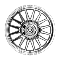 764C-2108119 20X10 8X6.50 (-19) G/A 764C (HB 125.2) - Black Patch Performance - GEAR764C2108119