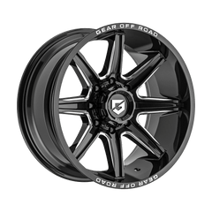 765BM-2096818 20X9 6X135 / 6X5.50 (+18) G/A 765BM (HB 106.2) - Black Patch Performance - GEAR765BM2096818