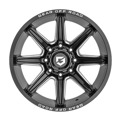 765BM-2096818 20X9 6X135 / 6X5.50 (+18) G/A 765BM (HB 106.2) - Black Patch Performance - GEAR765BM2096818