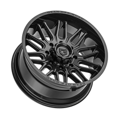 766B-2208912 22X10 8X180 (-12) G/A 766B (HB 124.3) - Black Patch Performance - GEAR766B2208912