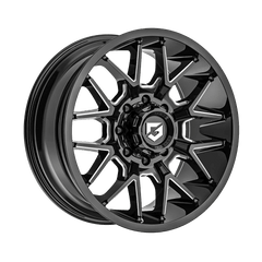 768BM-2090500 20X9 5X4.50/5X5.00 (+00) G/A 768BM (HB 78.1) - Black Patch Performance - GEAR768BM2090500
