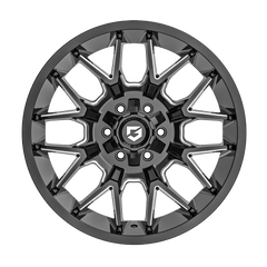 768BM-2106819 20X10 6X135/6X5.50 (-19) G/A 768BM (HB 106.2) - Black Patch Performance - GEAR768BM2106819