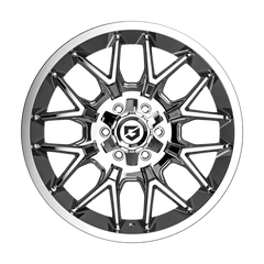 768C-2096818 20X9 6X135/6X5.50 (+18) G/A 768C (HB 106.2) - Black Patch Performance - GEAR768C2096818