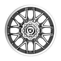 768C-2098118 20X9 8X6.50 (+18) G/A 768C (HB 125.2) - Black Patch Performance - GEAR768C2098118