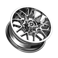768C-2098118 20X9 8X6.50 (+18) G/A 768C (HB 125.2) - Black Patch Performance - GEAR768C2098118