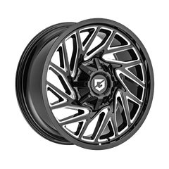 769BM-2108919 20X10 8X180 (-19) G/A 769BM (HB 124.3) - Black Patch Performance - GEAR769BM2108919