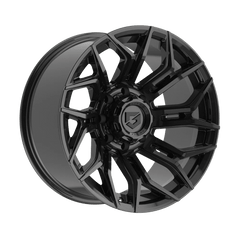 776B-2098100 20X9 8X6.50 (+00) G/A 776B (HB 125.2) - Black Patch Performance - GEAR776B2098100