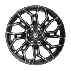 776BM-2106819 20X10 6X135/6X5.50 (-19) G/A 776BM (HB 106.2) - Black Patch Performance - GEAR776BM2106819