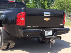 2011-2019 Chevy Silverado & GMC Sierra 2500/3500 HD Rear Replacement Bumper - Black Patch Performance - HD20410