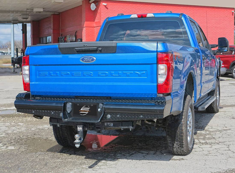2017-2025 Ford F250/F350 Super Duty HD Rear Replacement Bumper - Black Patch Performance - HD21380