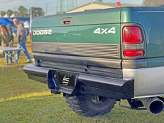 1994-2002 Dodge Ram 2500/3500 HD Rear Replacement Bumper - Black Patch Performance - HD22200