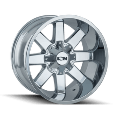 20x10 ION 141 5x5 5x5.5 Offset ( - 19) Center Bore (87) Style #141 | 141 - 2152C - Black Patch Performance - ION1412152C