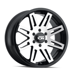 20x9 ION 142 5x5.5 Offset (0) Center Bore (87.1) Style #142 | 142 - 2985B - Black Patch Performance - ION1422985B