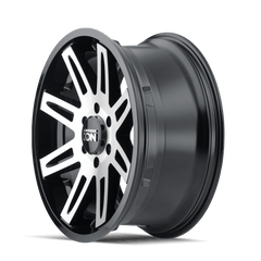 20x9 ION 142 5x5.5 Offset (0) Center Bore (87.1) Style #142 | 142 - 2985B - Black Patch Performance - ION1422985B