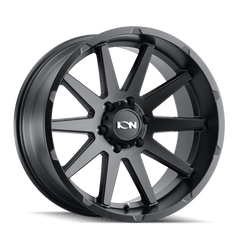 20x9 ION 143 8x180 Offset (25) Center Bore (124.1) Style #143 | 143 - 2978MB25 - Black Patch Performance - ION1432978MB25