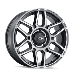 20x10 ION 146 6x5.5 Offset ( - 19) Center Bore (106) Style #146 | 146 - 2183TM19 - Black Patch Performance - ION1462183TM19