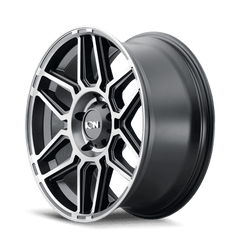 20x10 ION 146 6x5.5 Offset ( - 19) Center Bore (106) Style #146 | 146 - 2183TM19 - Black Patch Performance - ION1462183TM19