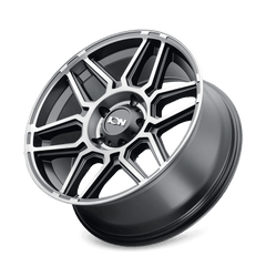 20x10 ION 146 6x5.5 Offset ( - 19) Center Bore (106) Style #146 | 146 - 2183TM19 - Black Patch Performance - ION1462183TM19