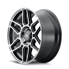 20x9 ION 146 8x6.5 Offset (0) Center Bore (125.2) Style #146 | 146 - 2981TM - Black Patch Performance - ION1462981TM