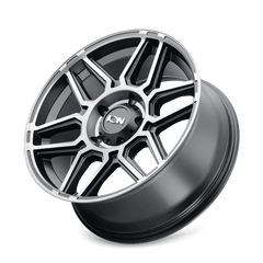 20x9 ION 146 6x5.5 Offset (18) Center Bore (106) Style #146 | 146 - 2983TM18 - Black Patch Performance - ION1462983TM18