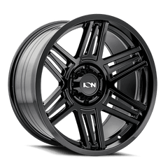 20x10 ION 147 8x170 Offset ( - 19) Center Bore (125.2) Style #147 | 147 - 2170GB19 - Black Patch Performance - ION1472170GB19
