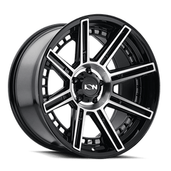 20x9 ION 149 6x5.5 Offset ( - 12) Center Bore (106.1) Style #149 | 149 - 2983B - Black Patch Performance - ION1492983B
