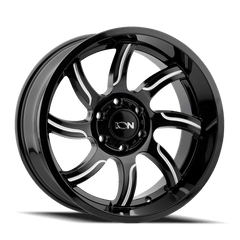 20x9 ION 151 8x170 Offset (0) Center Bore (125.2) Style #151 | 151 - 2970M0 - Black Patch Performance - ION1512970M0