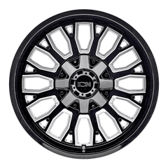 20x9 ION 152 5x5 5x5.5 Offset (0) Center Bore (87.1) Style #152 | 152 - 2952M - Black Patch Performance - ION1522952M