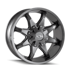 20x9 ION 181 8x6.5 8x170 Offset (18) Center Bore (130.8) Style #181 | 181 - 2976G18 - Black Patch Performance - ION1812976G18