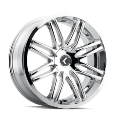 20x8.5 KRAZE CRAY 5x4.25 5x4.5 Offset (35) Center Bore (73) Style #KR141 | KR141 - 2814C35 - Black Patch Performance - KRAZKR1412814C35