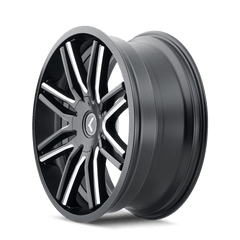 20x8.5 KRAZE CRAY 5x4.25 5x4.5 Offset (35) Center Bore (73) Style #KR141 | KR141 - 2814M35 - Black Patch Performance - KRAZKR1412814M35