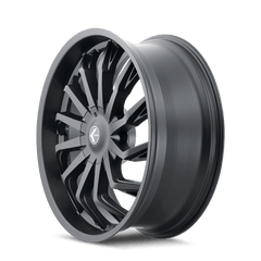 22x9.5 KRAZE SCRILLA 6x135 6x5.5 Offset (30) Center Bore (100.3) Style #KR142 | KR142 - 22937B30 - Black Patch Performance - KRAZKR14222937B30