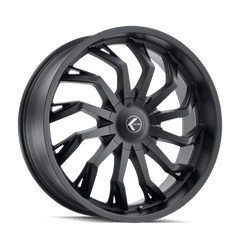 24x9.5 KRAZE SCRILLA 5x5 5x5.5 Offset (18) Center Bore (87) Style KR142 | KR142-24952B18 - Black Patch Performance - KRAZKR14224952B18
