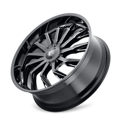 24x9.5 KRAZE SCRILLA 5x5 5x5.5 Offset (18) Center Bore (87) Style KR142 | KR142-24952M18 - Black Patch Performance - KRAZKR14224952M18