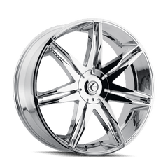 24x9.5 KRAZE EPIC 5x115 5x120 Offset (18) Center Bore (74.1) Style KR143 | KR143-24918C18 - Black Patch Performance - KRAZKR14324918C18