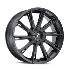 24x9.5 KRAZE SWAGG 6x135 6x5.5 Offset (30) Center Bore (100.3) Style KR144 | KR144-24937B30 - Black Patch Performance - KRAZKR14424937B30
