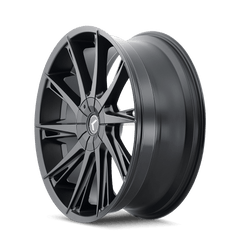24x9.5 KRAZE SWAGG 6x135 6x5.5 Offset (30) Center Bore (100.3) Style KR144 | KR144-24937B30 - Black Patch Performance - KRAZKR14424937B30