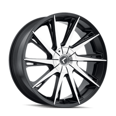 26x10 KRAZE SWAGG 5x5 5x5.5 Offset (18) Center Bore (87) Style KR144 | KR144-26152BM18 - Black Patch Performance - KRAZKR14426152BM18