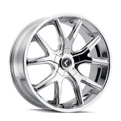 24x9.5 KRAZE SPLTZ 5x115 5x120 Offset (18) Center Bore (74.1) Style KR146 | KR146-24918C18 - Black Patch Performance - KRAZKR14624918C18
