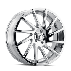 22x8.5 KRAZE SPINNER 5x4.5 Offset (40) Center Bore (74.1) Style #KR181 | KR181 - 22865C40 - Black Patch Performance - KRAZKR18122865C40