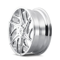 22x8.5 KRAZE ROGUE 5x4.5 5x120 Offset (40) Center Bore (74.1) Style #KR182 | KR182 - 22804C40 - Black Patch Performance - KRAZKR18222804C40