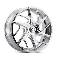 20x8.5 KRAZE ROGUE 5x115 5x120 Offset (15) Center Bore (74.1) Style #KR182 | KR182 - 2818C15 - Black Patch Performance - KRAZKR1822818C15