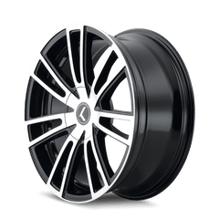 22x8.5 KRAZE SPECTRA 5x4.5 5x120 Offset (38) Center Bore (74.1) Style #KR183 | KR183 - 22804BM38 - Black Patch Performance - KRAZKR18322804BM38