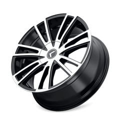 22x8.5 KRAZE SPECTRA 5x110 5x5 Offset (38) Center Bore (72.62) Style #KR183 | KR183 - 22860BM38 - Black Patch Performance - KRAZKR18322860BM38