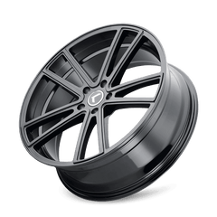 22x8.5 KRAZE LUSSO 5x115 Offset (38) Center Bore (72.62) Style #KR190 | KR190 - 22864GB38 - Black Patch Performance - KRAZKR19022864GB38