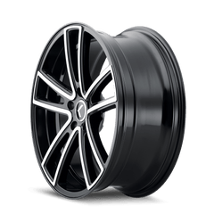 20x8.5 KRAZE LUSSO 5x4.25 Offset (38) Center Bore (63.5) Style #KR190 | KR190 - 2831BM38 - Black Patch Performance - KRAZKR1902831BM38