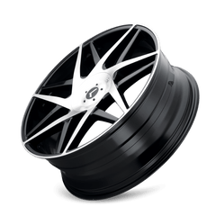22x8.5 KRAZE PHASE 5x112 5x4.5 Offset (38) Center Bore (72.62) Style #KR192 | KR192 - 22816BM38 - Black Patch Performance - KRAZKR19222816BM38