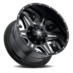 22x14 Luxxx HD LHD3 8x180 Offset ( - 76) Center Bore (124.3) LHD0322148180 - 76K - A1 - Black Patch Performance - LUXXLHD032214818076KA1
