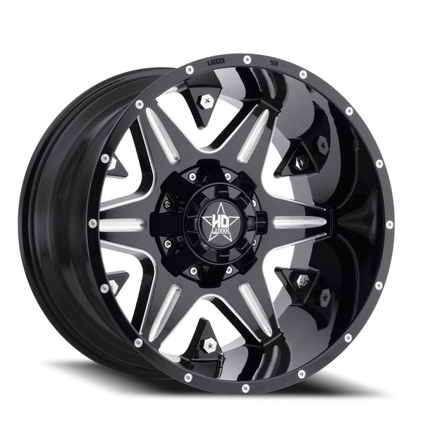 22x14 Luxxx HD LHD3 8x180 Offset (-76) Center Bore (124.3) LHD03221481 ...